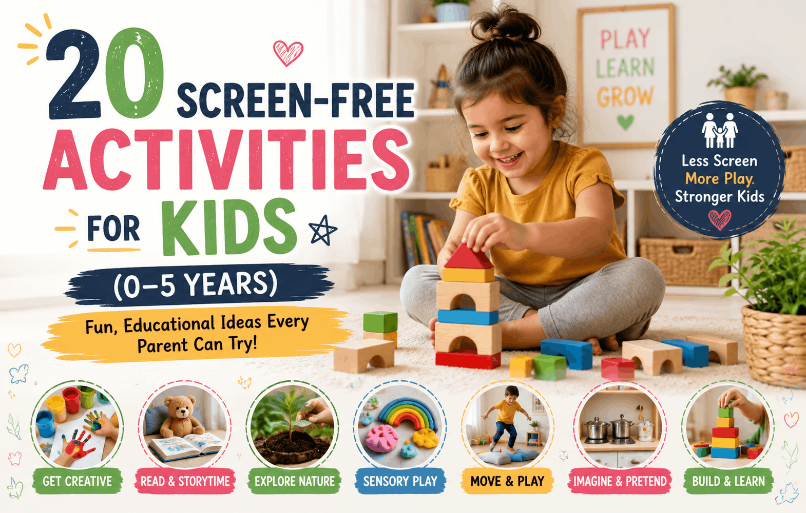 screen-free activities for kids