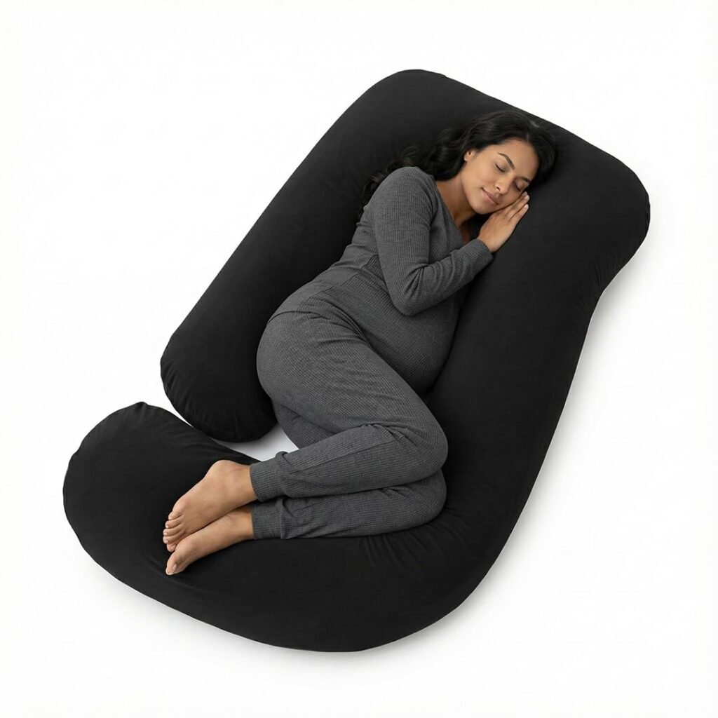 Side sleeping pregnancy pillow