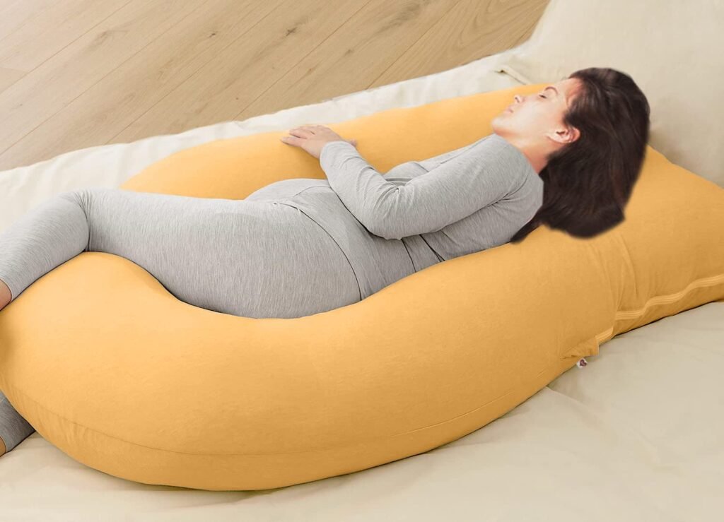 Full body maternity pillow for pregnancy