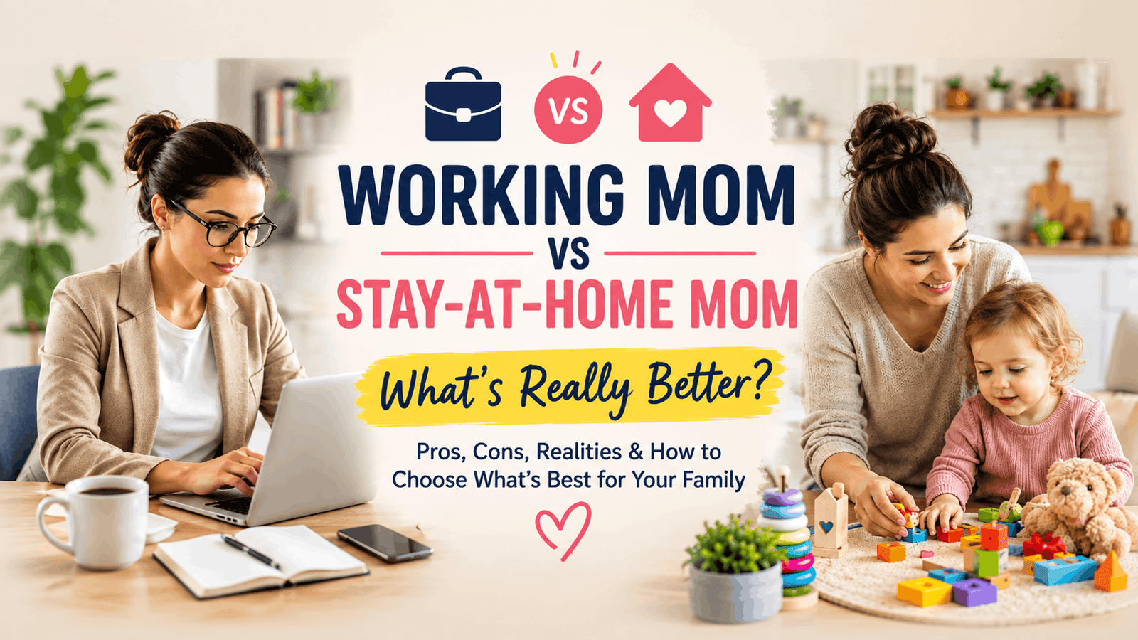 Working Mom vs Stay-at-Home Mom