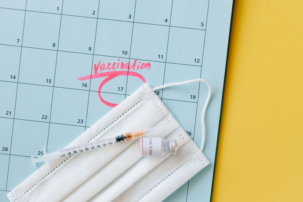 baby vaccination calendar in India